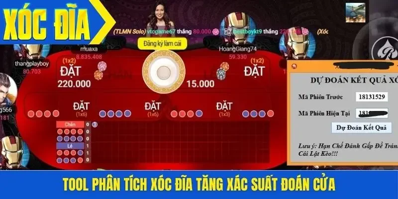 Tool phân tích xóc đĩa tăng xác suất đoán cửa