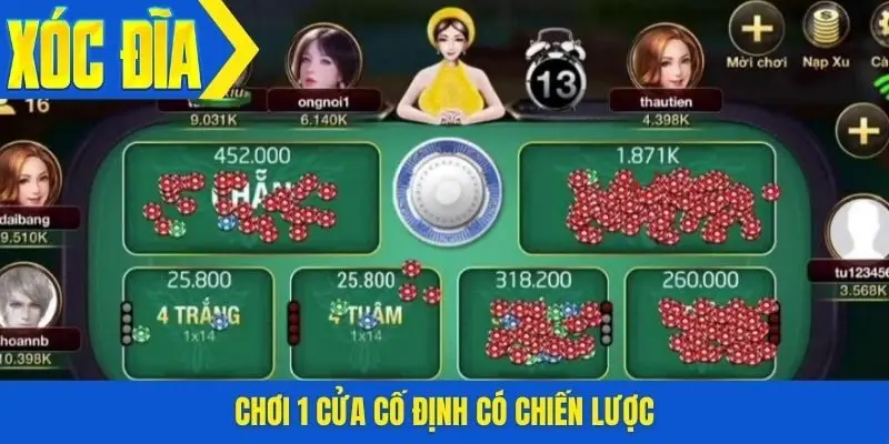 Chơi 1 cửa cố định có chiến lược